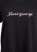 T-shirt med motiv, Sort, Packshot image number 2
