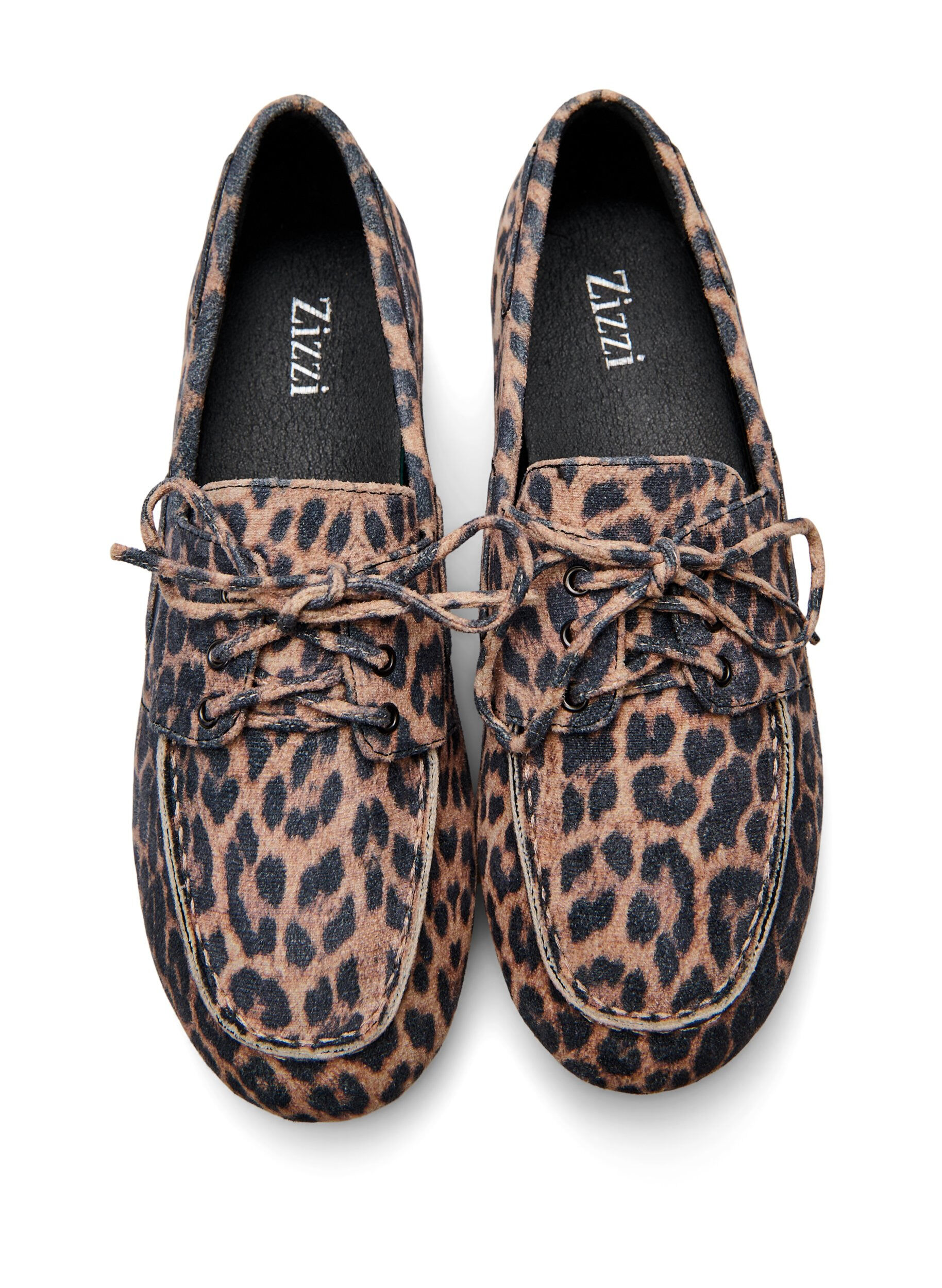 Zizzi Mokkasin sko i imiteret ruskind, Beige, Packshot image number 2