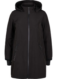 Softshell jakke med tilhørende fleecevest, Black Solid