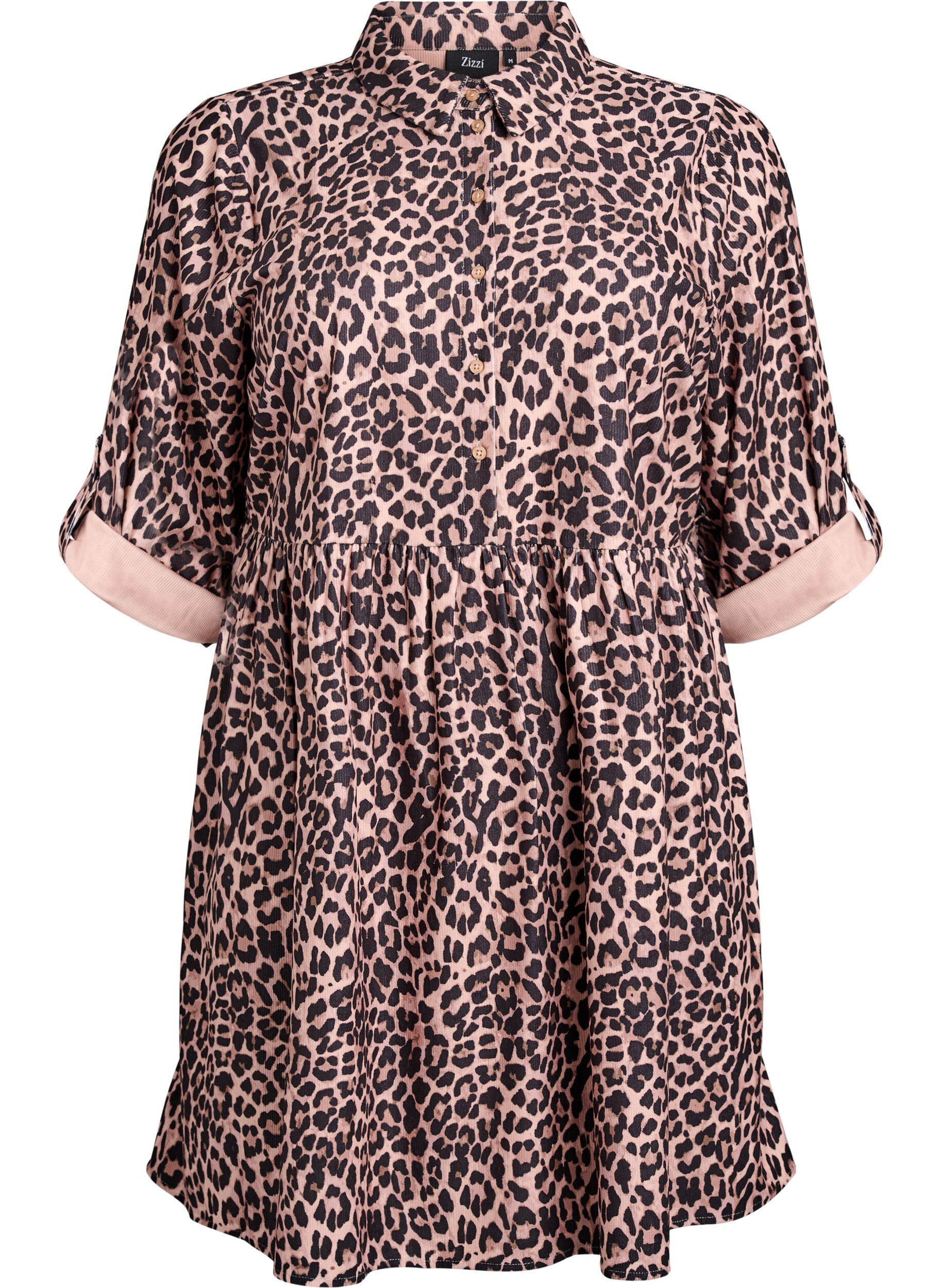 Fl&oslash;jlskjole med leopardprint