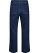 H&oslash;jtaljede jeans med vide ben, Bl&aring;, Packshot image number 1