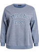 Sweatshirt med broderet Milano-motiv, Grå, Packshot image number 0