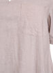 Tunika i h&oslash;r og viskose med A-facon, Beige, Packshot image number 2