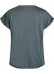 Kort&aelig;rmet t-shirt i bomuldsblanding, Gr&oslash;n, Packshot image number 1