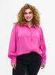 Langærmet skjorte i TENCEL™ Modal , Phlox Pink, Model image number 0