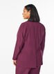 Blazer med lommer og slids, M&oslash;rk Bordeaux, Model image number 2
