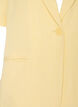 Blazer med korte &aelig;rmer og reverskrave, Gul, Packshot image number 2