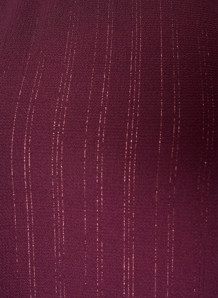 Bluse med glimmer, R&oslash;d, Packshot image number 2
