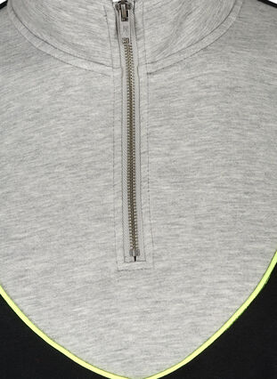 Sweatkjole med lommer og justerbar talje, Black comb, Packshot image number 2
