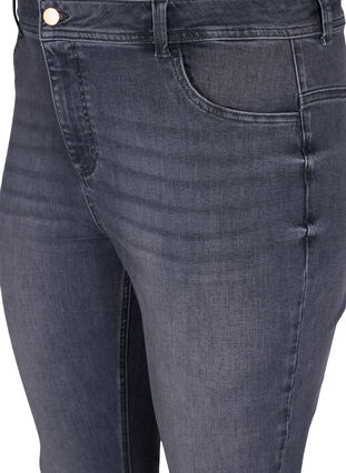 Super slim Amy jeans med høj talje, Grey Denim, Packshot image number 2