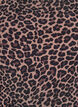 Kort kjole i mesh med leopardmønster, Brun, Packshot image number 2