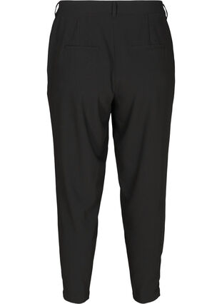 Cropped bukser i klassisk design , Black, Packshot image number 1