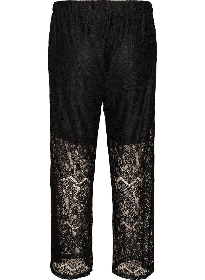 Blondebukser med lige ben og indershorts, Sort, Packshot image number 1