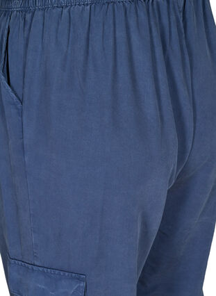 Bukser med store lommer, Dark Denim, Packshot image number 3