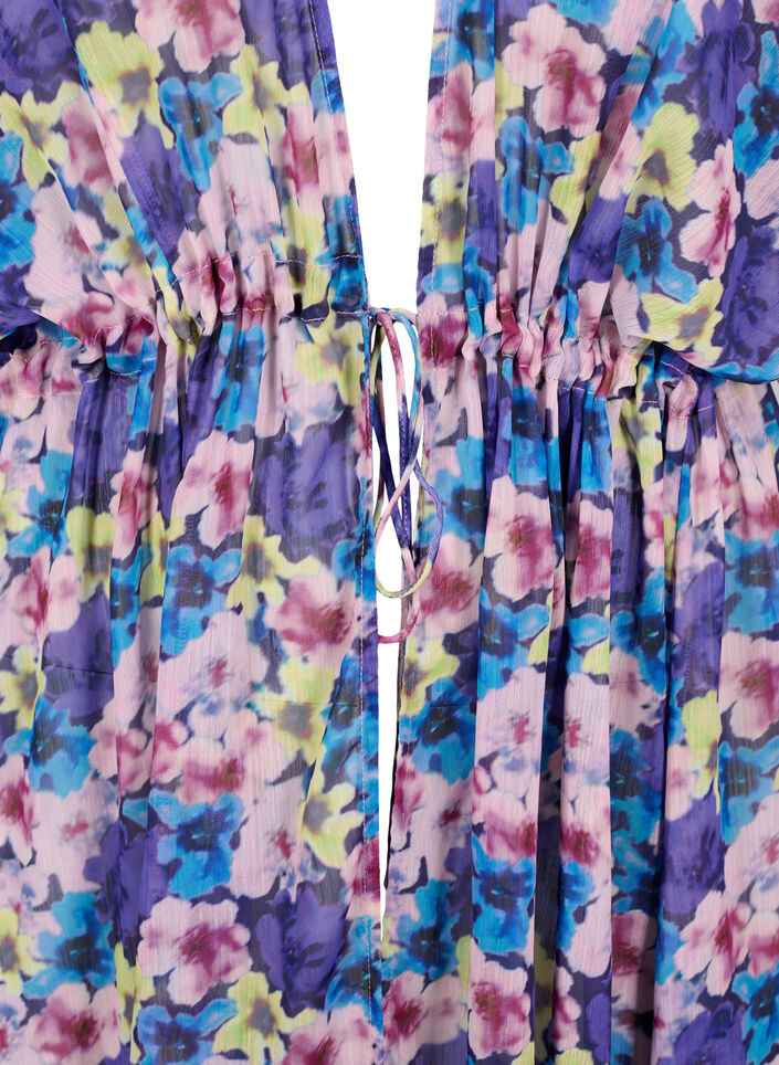 Strand kimono med print, Blå, Packshot image number 2