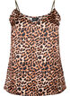 Leoprintet top med kædestropper, Leopard AOP, Packshot image number 0