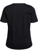 T-shirt med motiv, Sort, Packshot image number 1