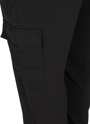 Løse bukser med store lommer, Black, Packshot image number 3