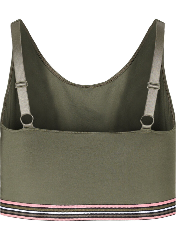 Blød bh med justerbare stropper, Grøn, Packshot image number 1