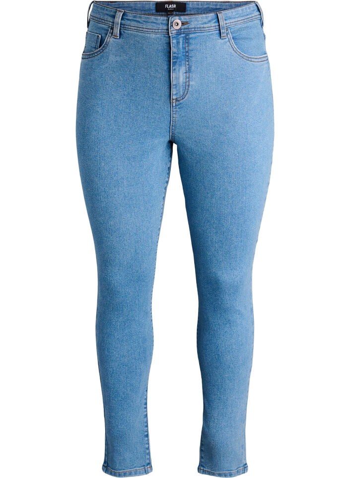 Jeans med super slim fit, Bl&aring;, Packshot image number 0
