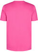 Basis t-shirt i bomuld med rund hals , Lyser&oslash;d, Packshot image number 1