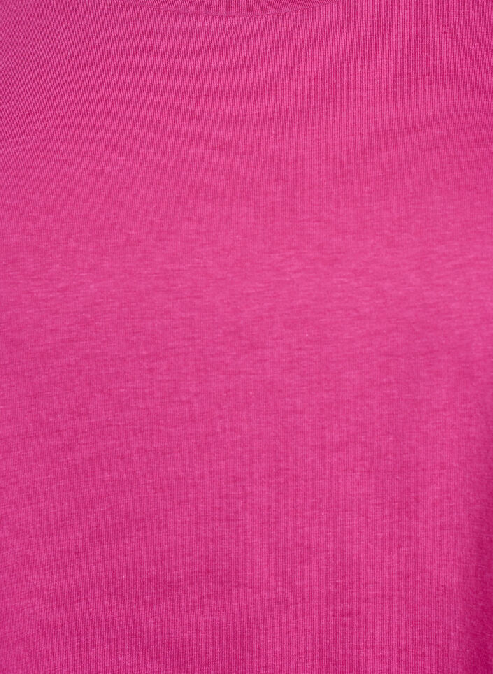 Kort&aelig;rmet t-shirt i bomuldsblanding, Lyser&oslash;d, Packshot image number 2