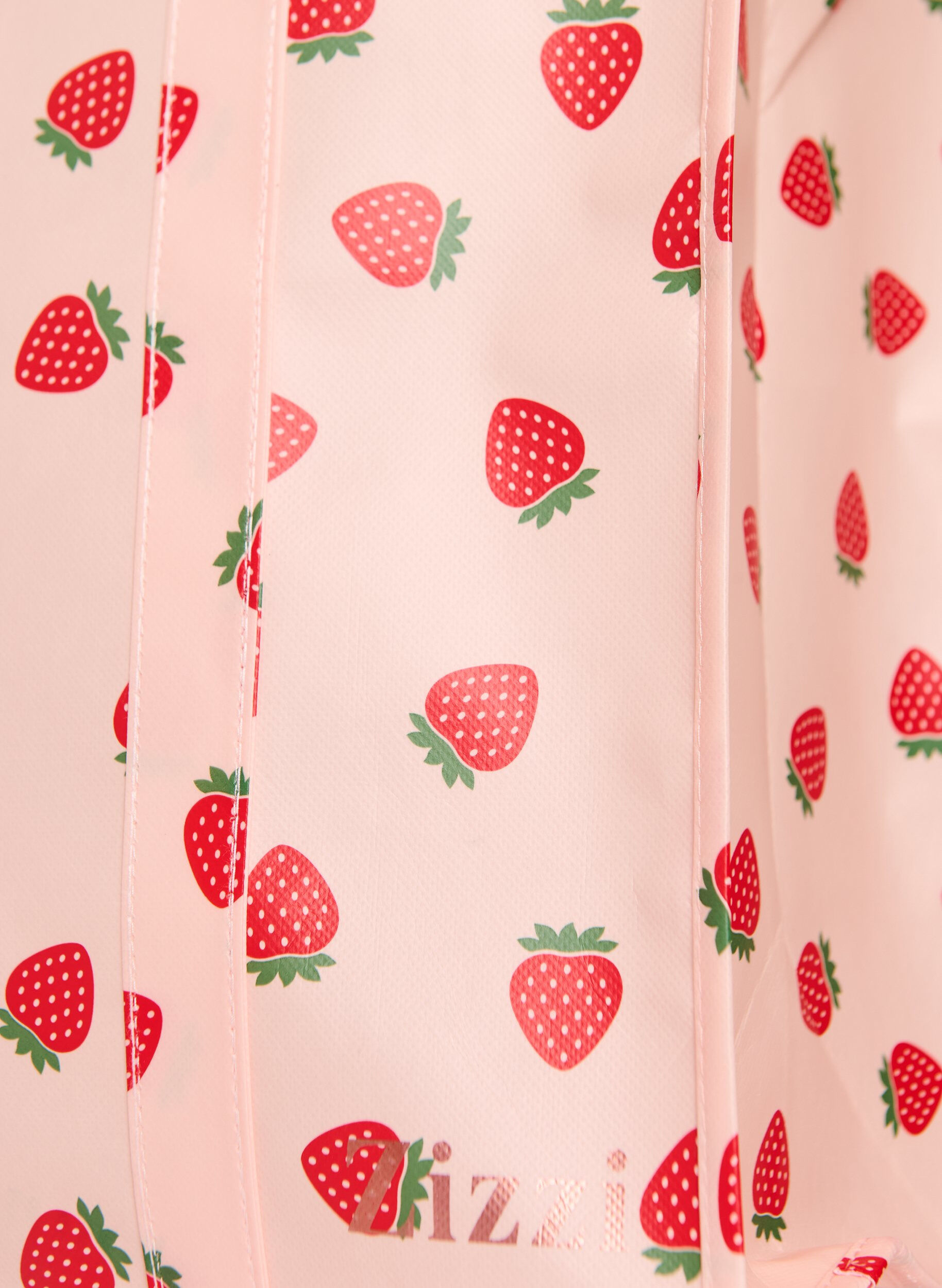 Zizzi Shoppingbag med lynl&aring;s, Lyser&oslash;d, Packshot image number 2