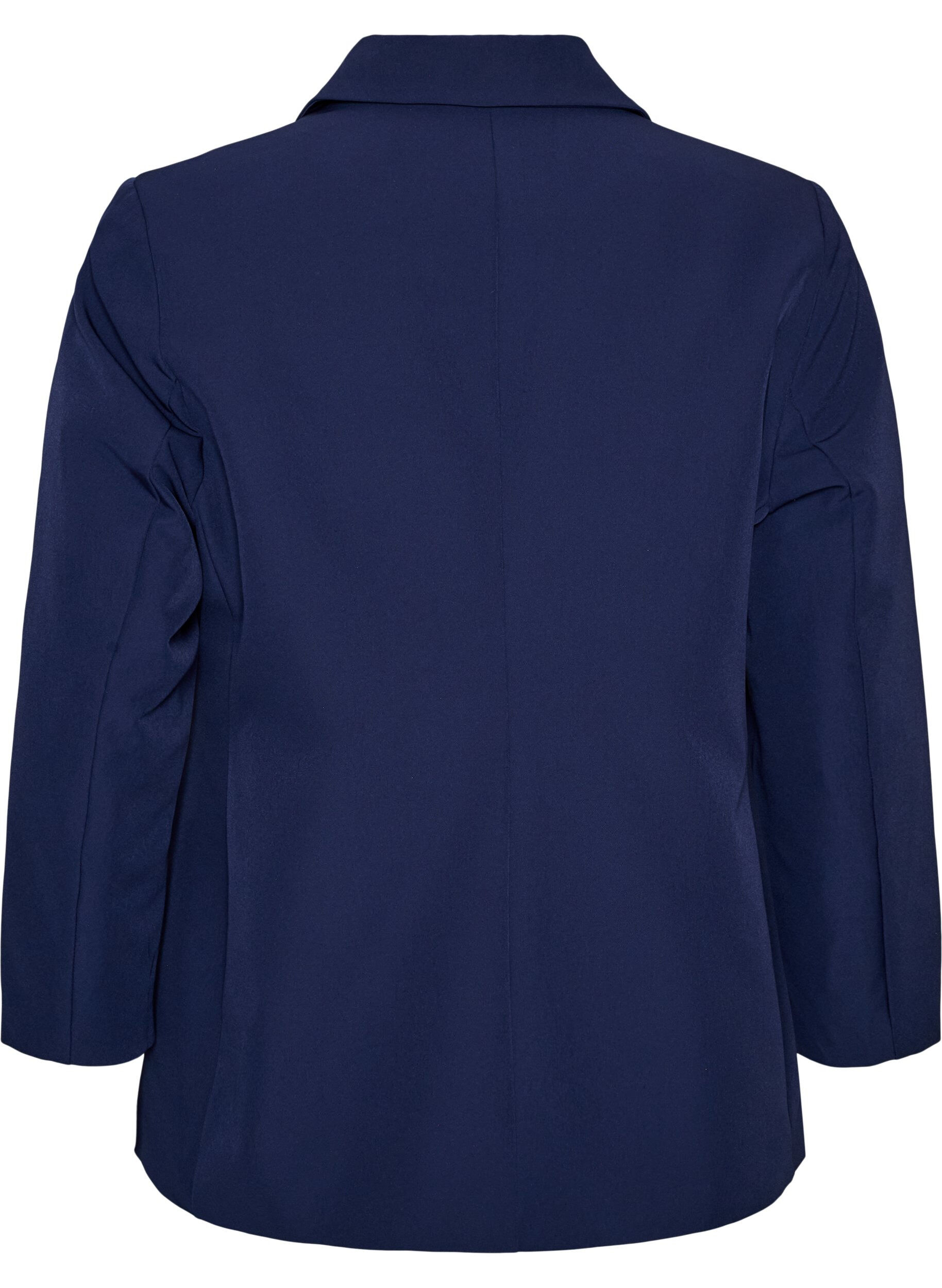 ZizziKlassisk blazer med knaplukning, Bl&aring;, Packshot image number 1