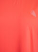 Ensfarvet tr&aelig;nings t-shirt, Orange, Packshot image number 2