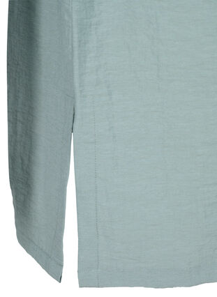 Lang skjorte med 3/4 ærmer, Thyme, Packshot image number 3