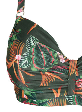 Bikini bh med bøjle og print, Boheme Palm AOP, Packshot image number 2