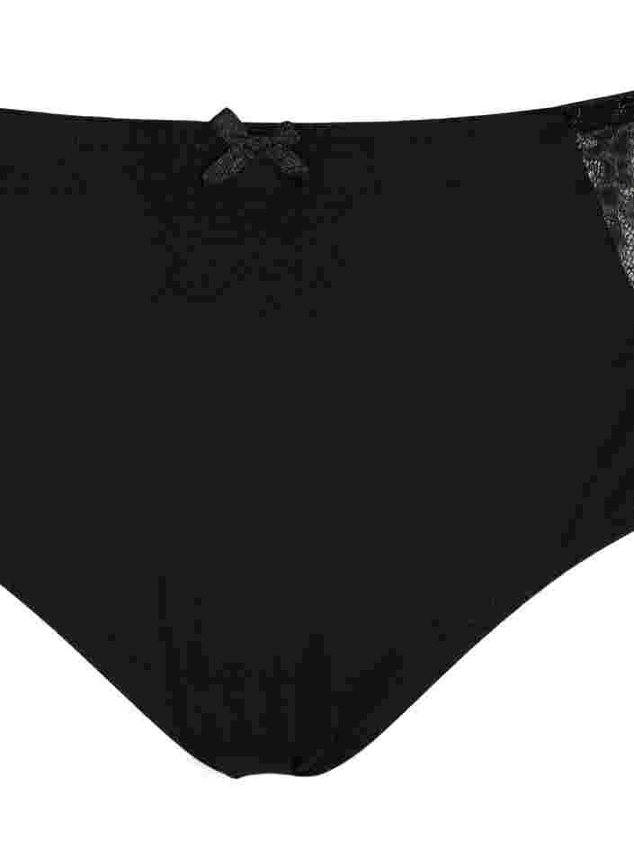 Trusse med blonder og lurex, Black, Packshot image number 2