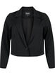 Kort blazer med knap, Black, Packshot image number 0