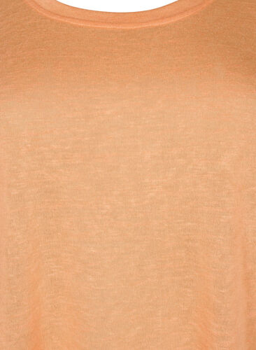 Bluse med 3/4 ærmer, Mock Orange, Packshot image number 2