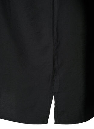One-shoulder bluse i viskose, Black, Packshot image number 2