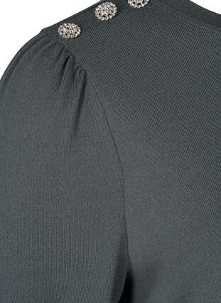 Langærmet bluse med skulderdetalje, Urban Chic, Packshot image number 3