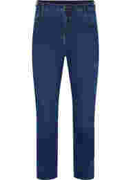 Regular fit Megan jeans med ekstra høj talje, Blue denim
