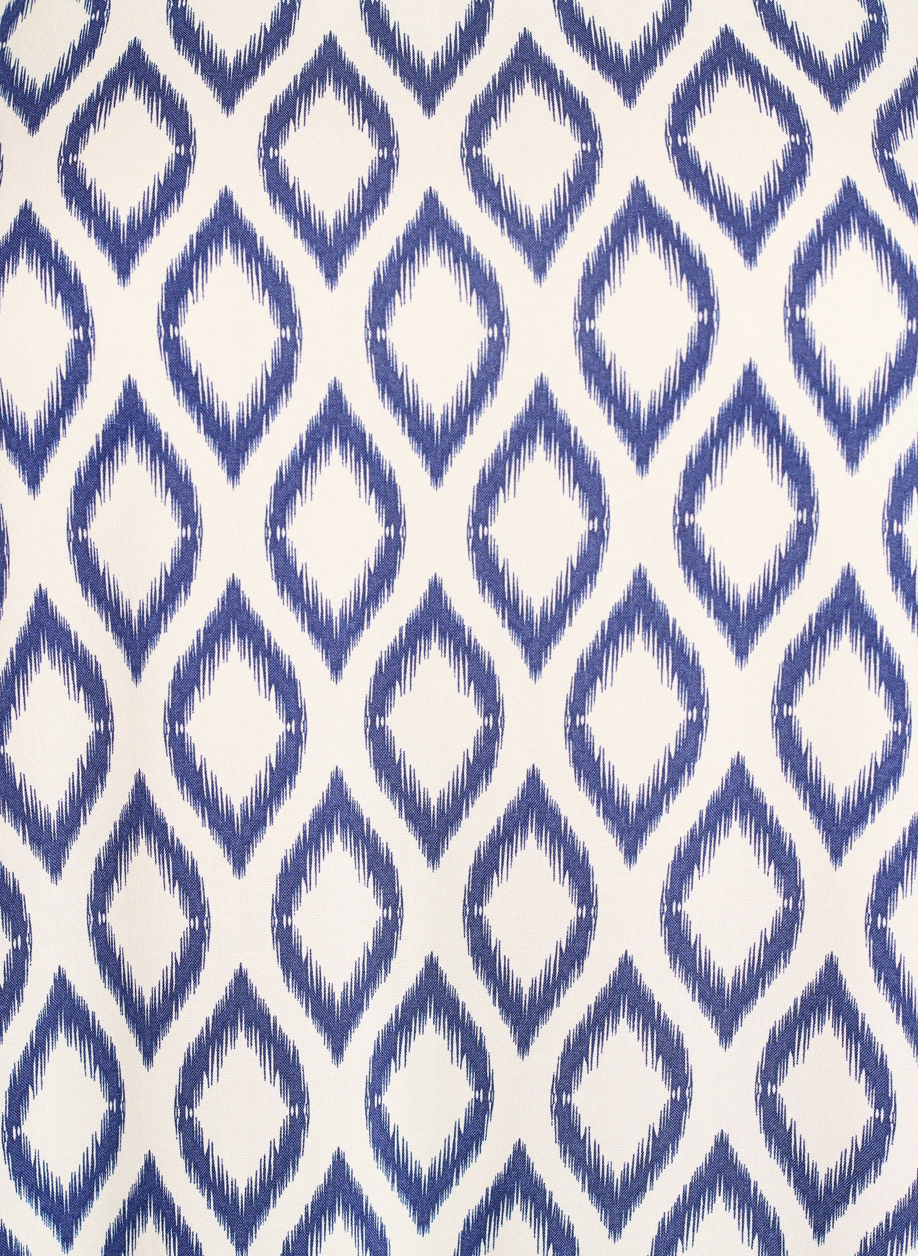 Zizzi Kjole i viskose med sk&aelig;ring, Bl&aring;, Packshot image number 2