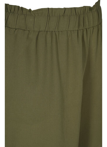 Løse shorts i viskose, Ivy Green, Packshot image number 2