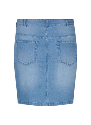 FLASH - Tætsiddende denim nederdel, Light Blue Denim, Packshot image number 1