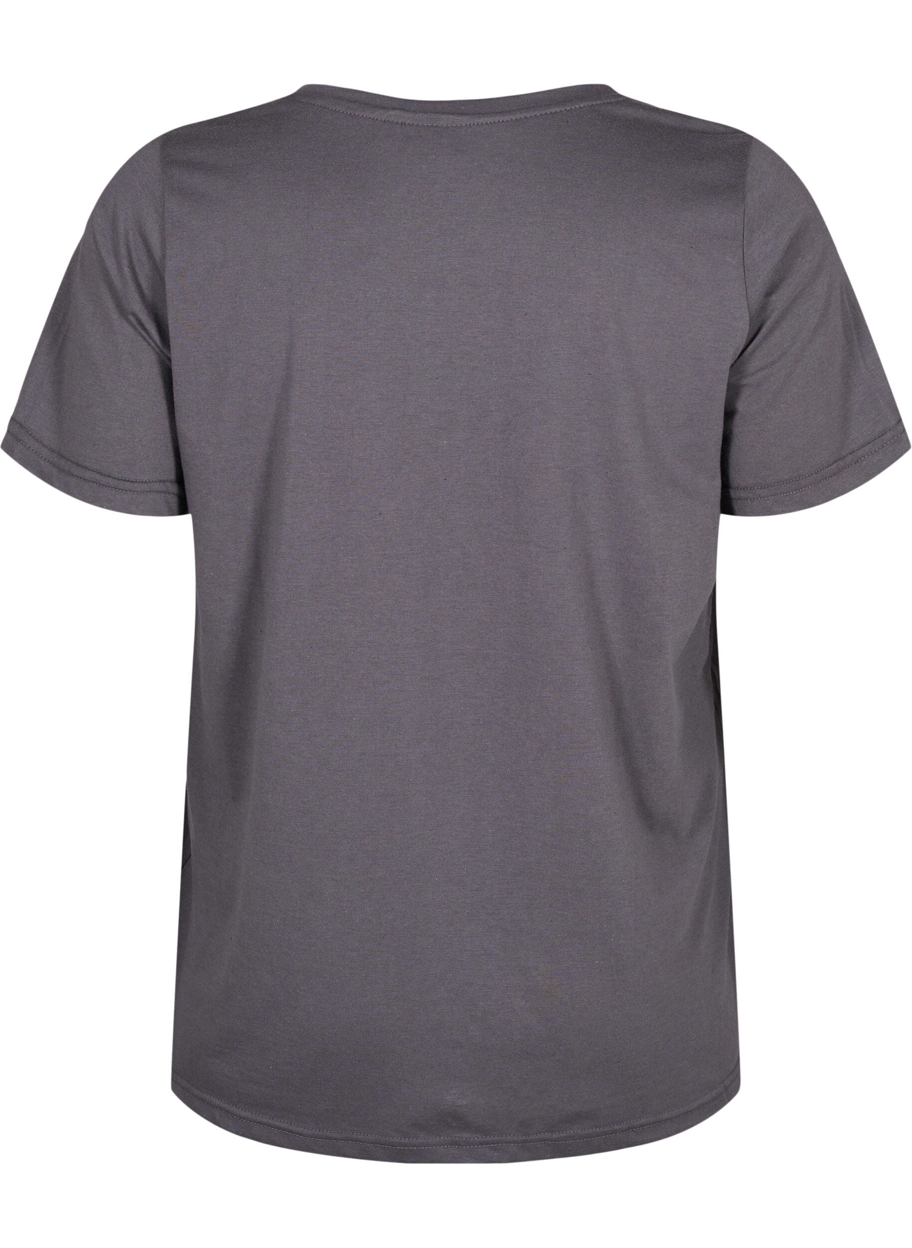 Zizzi FLASH - T-shirt med motiv, Iron Gate Chicago, Packshot image number 1