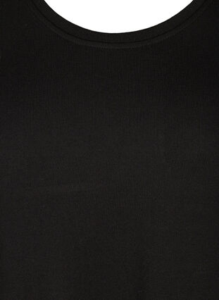 Kjole med lange ærmer og blonder, Black , Packshot image number 2