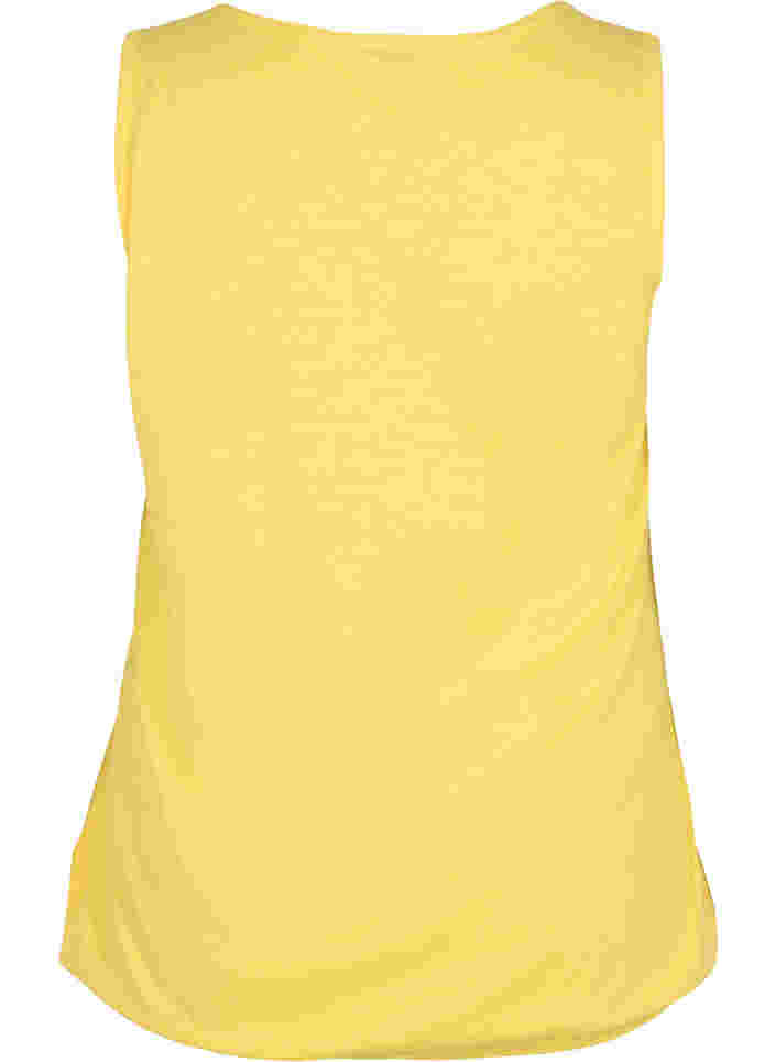 Top med blondekant, Primrose Yellow, Packshot image number 1