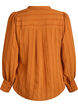 Bluse med lodrette striber., Orange, Packshot image number 1