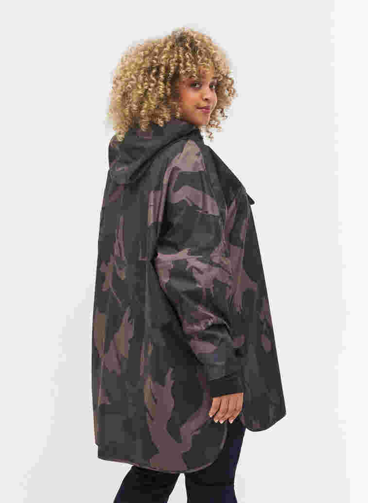 Regn poncho med camouflageprint, Camou Print, Model