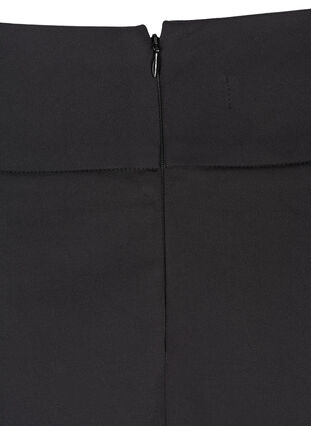 Klassisk nederdel i bomuldsmix, Black, Packshot image number 3