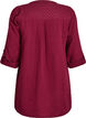 Tunika i bomuldsmusselin med broderi anglaise, M&oslash;rk Bordeaux, Packshot image number 1
