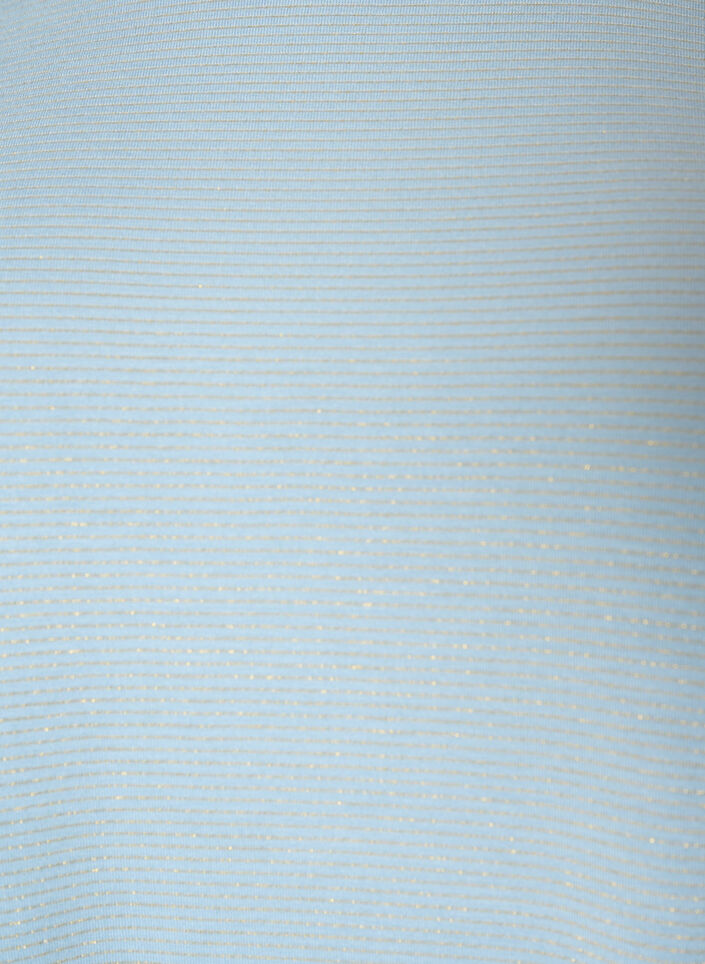 T-shirt i viskose med glimmerstriber, Bl&aring;, Packshot image number 2
