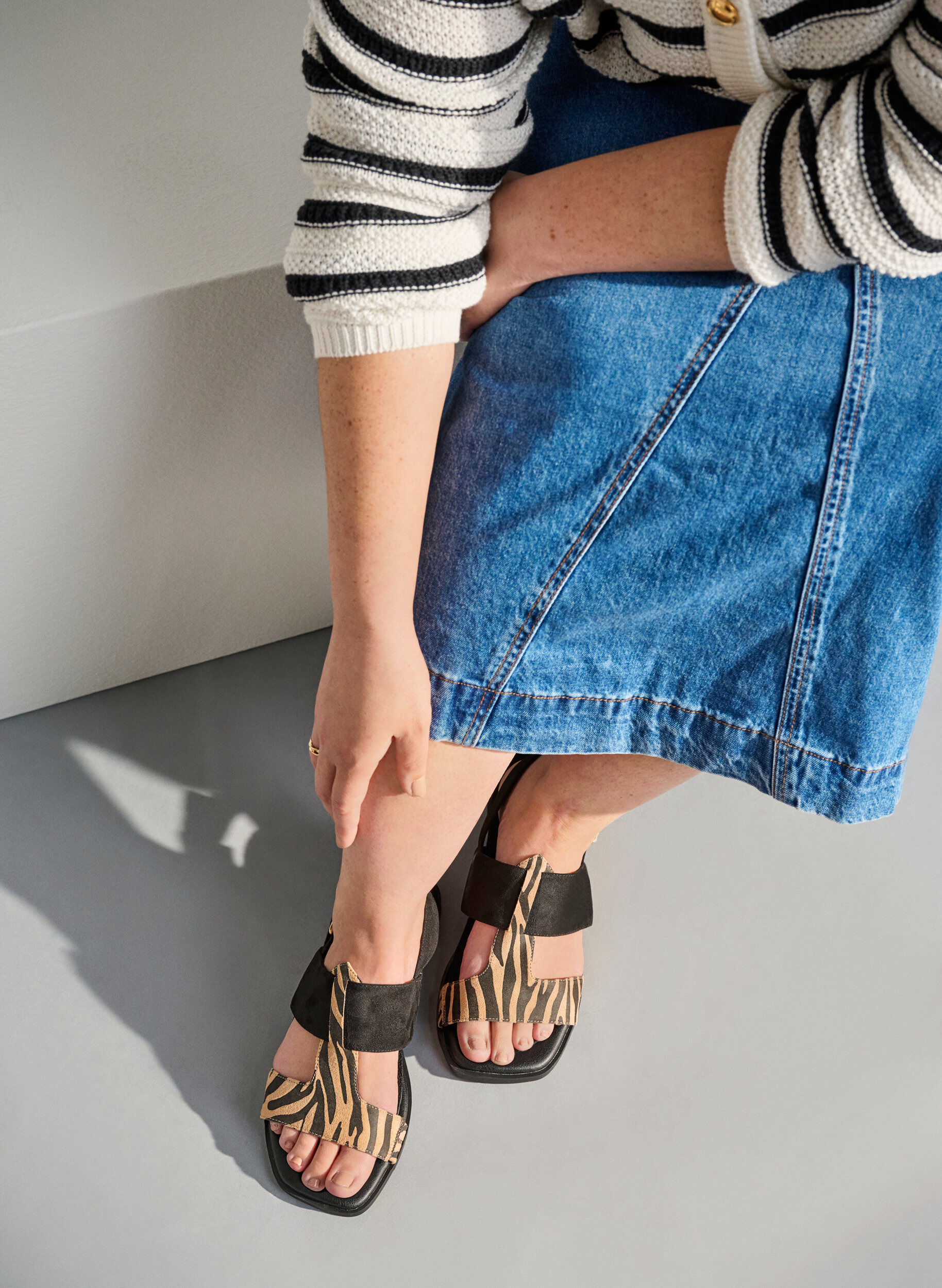 Wide fit - Sandaler med brede remme