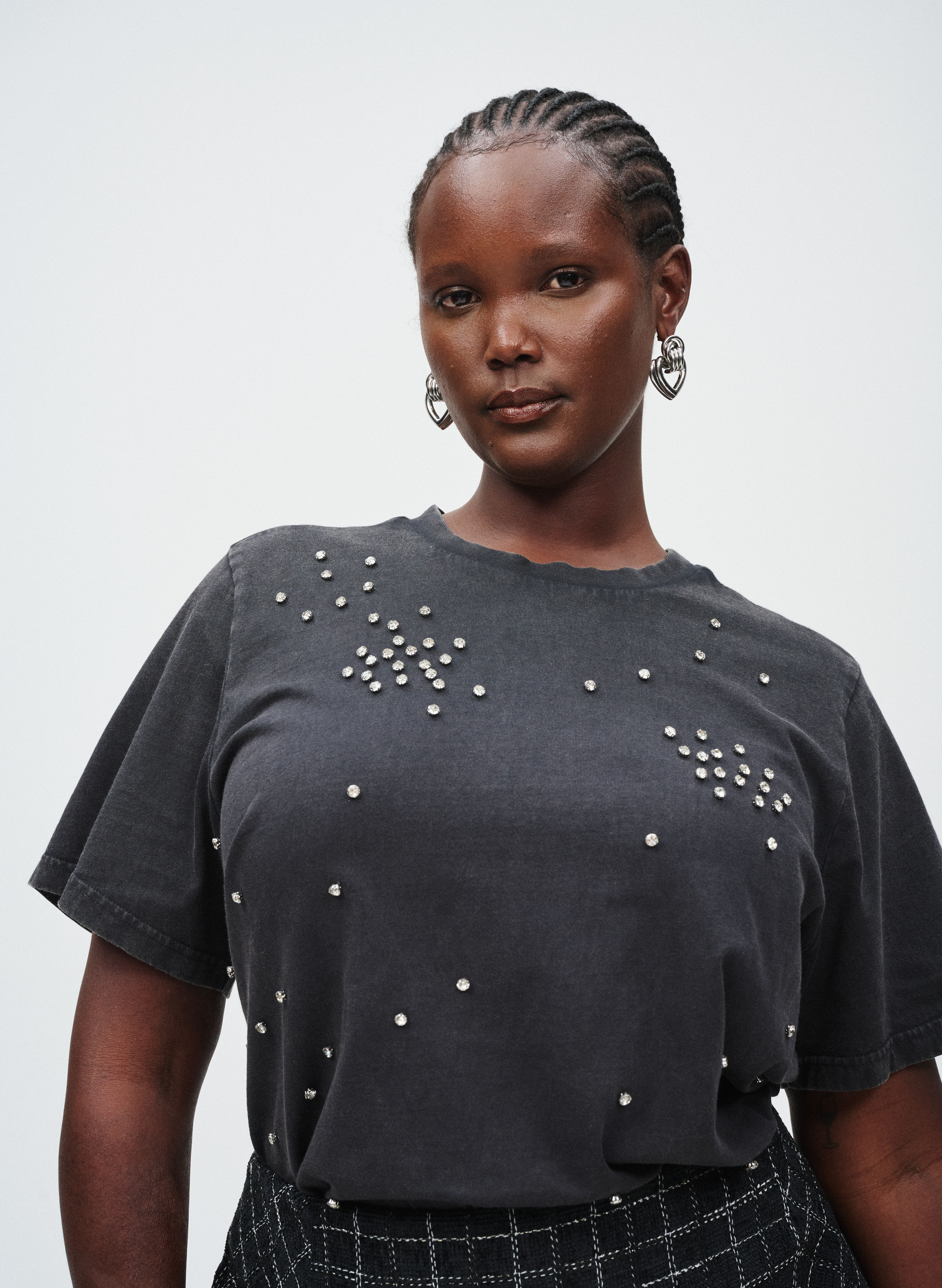 Zizzi Look med rhinsten, , Model